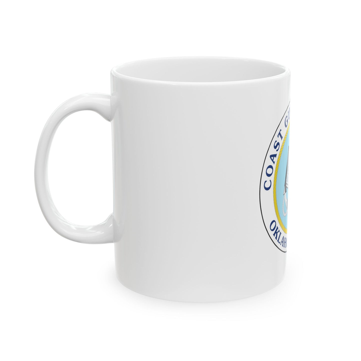 USCG Institute Oklahoma City 2 (U.S. Coast Guard) White Coffee Mug
