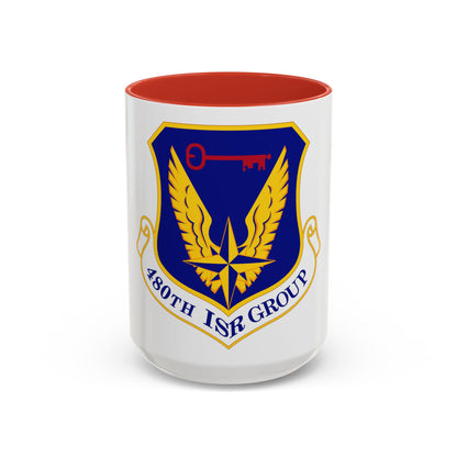 480 Intelligence Surveillance and Reconnaissance Group ACC (U.S. Air Force) Accent Coffee Mug