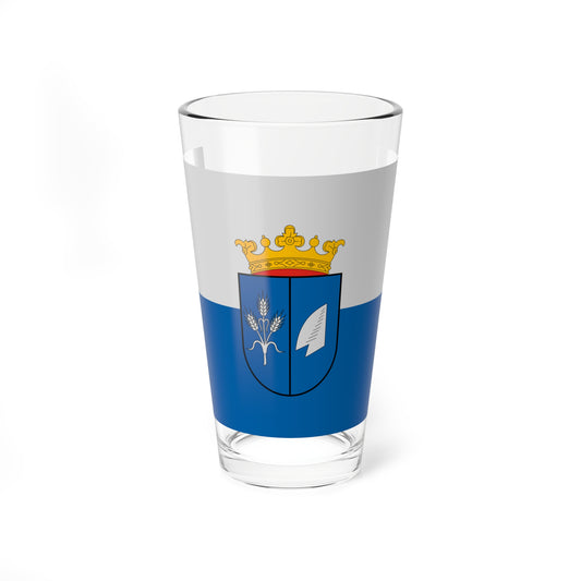 Flag of Sajtoskal (Hungary) Pint Glass 16oz