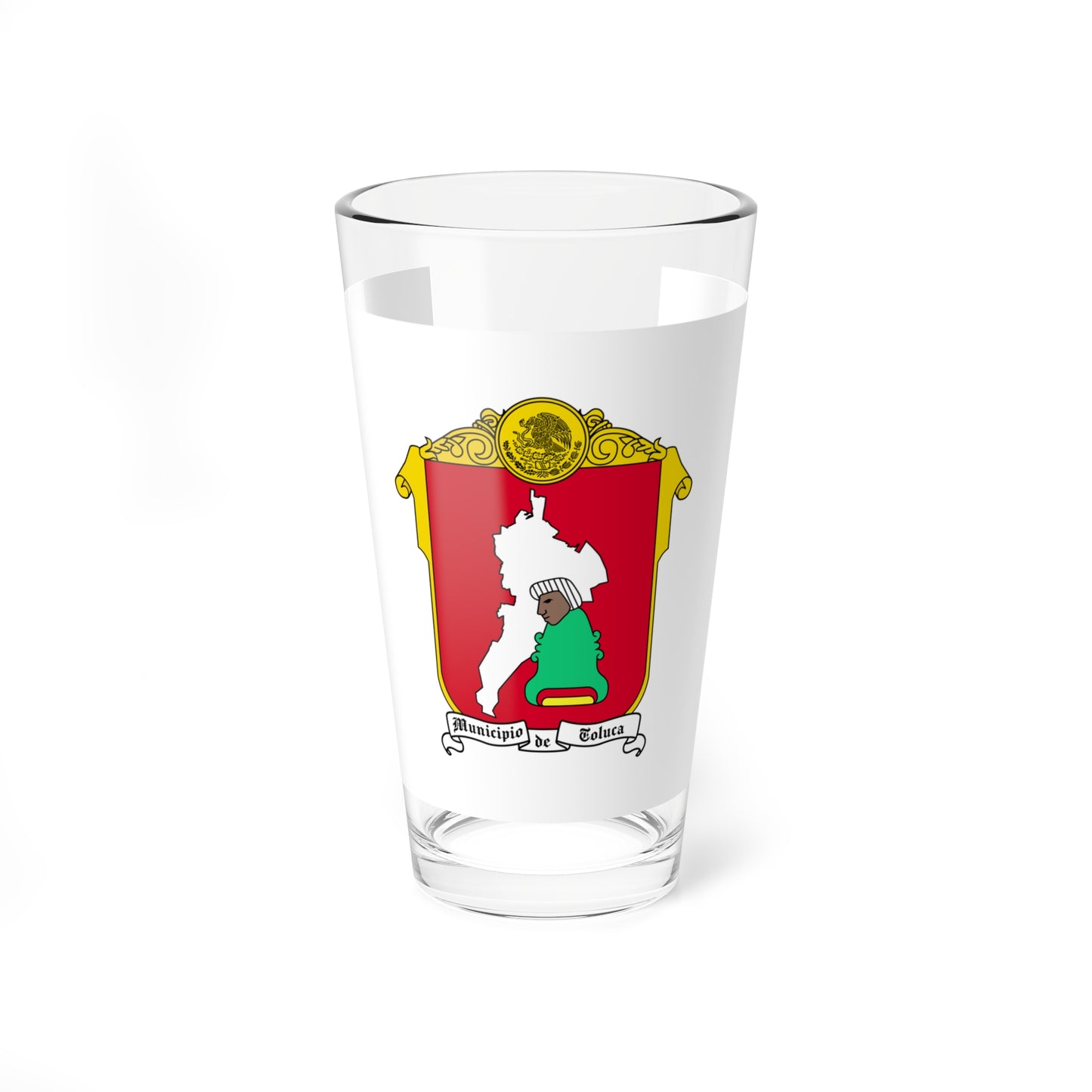 Flag of Toluca Mexico (Mexico) Pint Glass 16oz