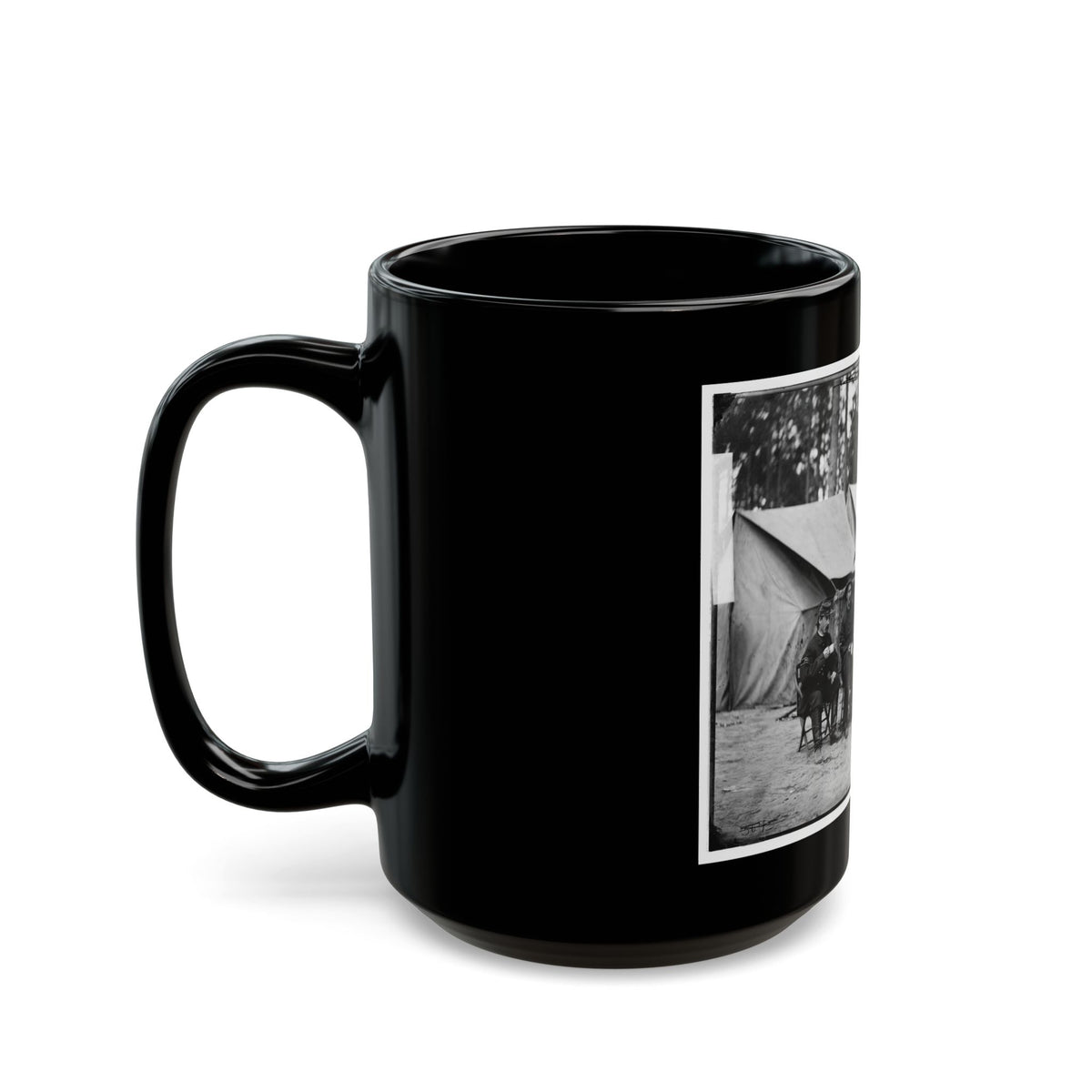 Petersburg, Va. Hospital Stewards Of 2d Division, 9th Corps, In Front Of Tents (U.S. Civil War) Black Coffee Mug