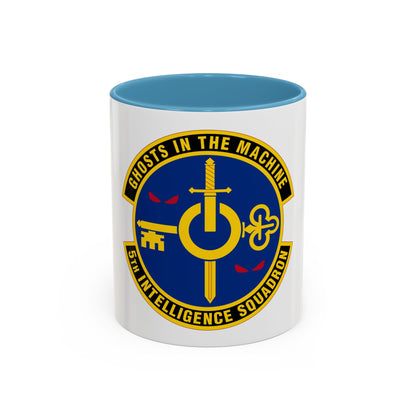 5 Intelligence Squadron ACC (U.S. Air Force) Accent Coffee Mug