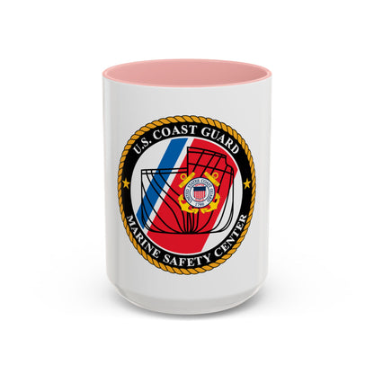 USCG MARINE SAFETY CENTER (U.S. Coast Guard) Accent Coffee Mug