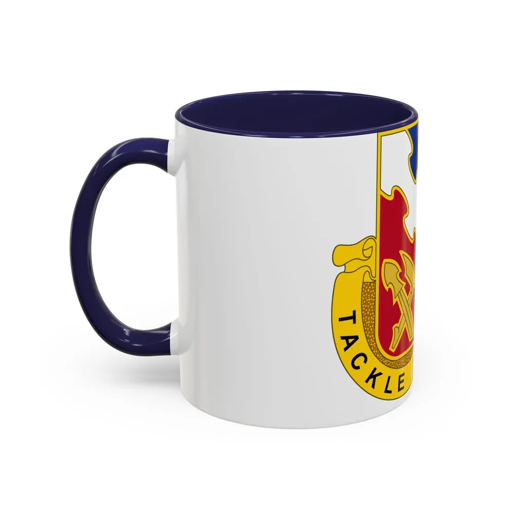 863 Engineer Battalion (U.S. Army) Accent Coffee Mug-Go Mug Yourself