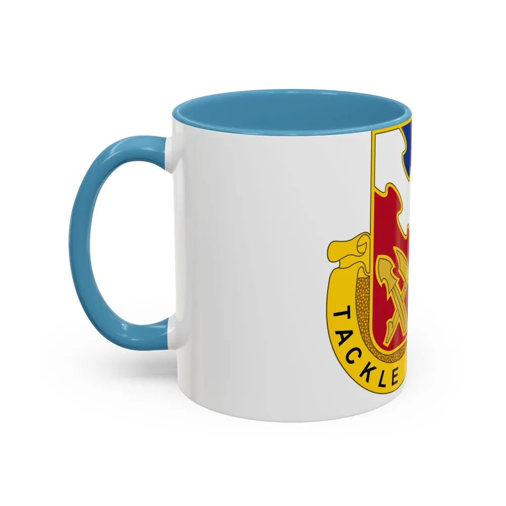 863 Engineer Battalion (U.S. Army) Accent Coffee Mug-Go Mug Yourself