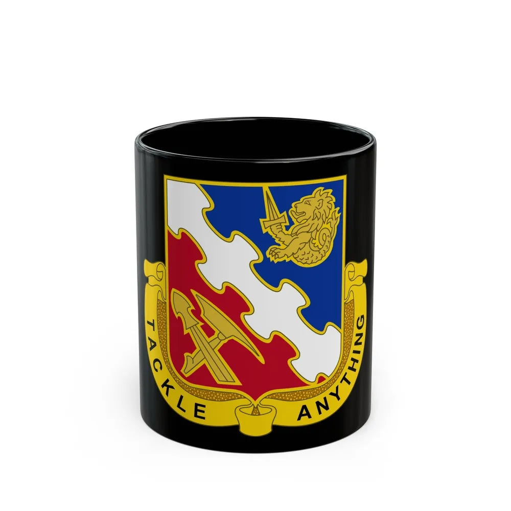 863 Engineer Battalion (U.S. Army) Black Coffee Mug-11oz-Go Mug Yourself