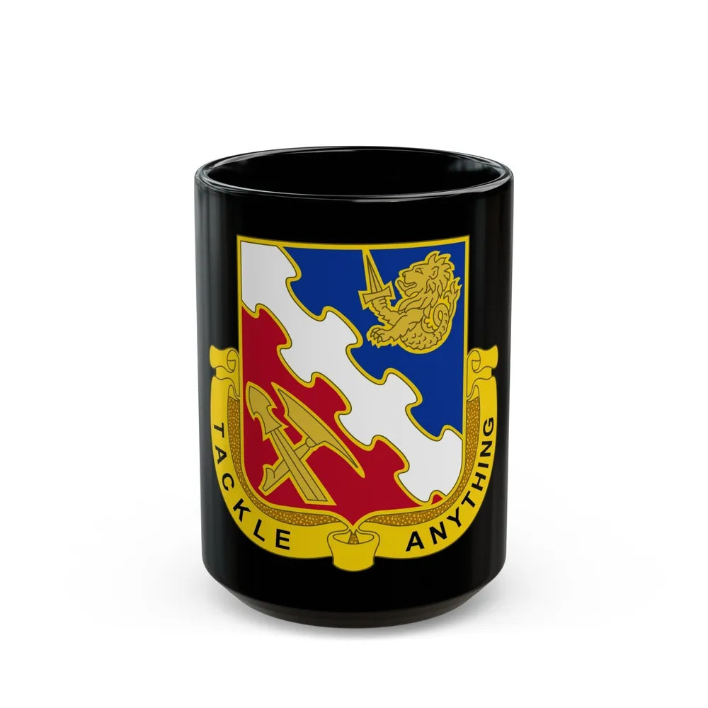 863 Engineer Battalion (U.S. Army) Black Coffee Mug-15oz-Go Mug Yourself