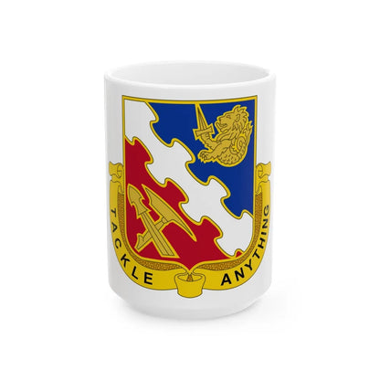 863 Engineer Battalion (U.S. Army) White Coffee Mug-15oz-Go Mug Yourself