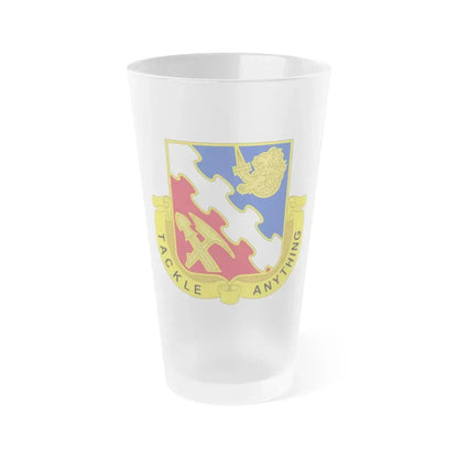 863 Engineer Battalion (U.S. Army) Frosted Pint Glass 16oz Default Title - Go Mug Yourself