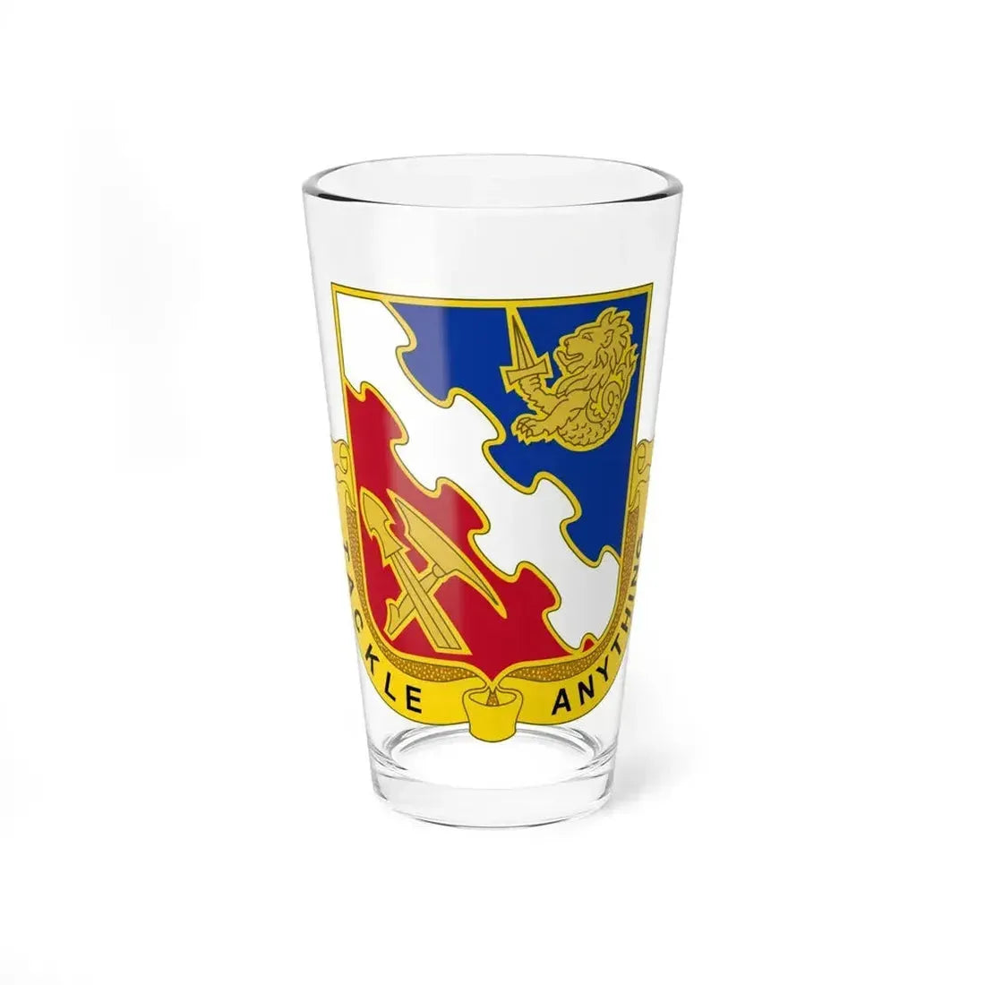 863 Engineer Battalion (U.S. Army) Pint Glass 16oz - Go Mug Yourself