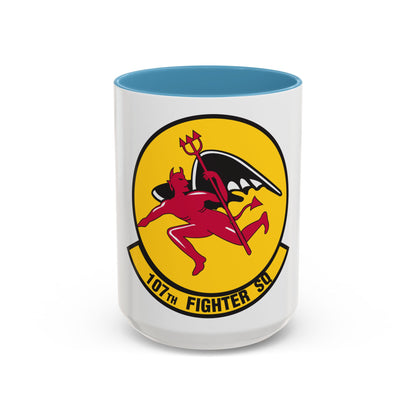 107th Fighter Squadron (U.S. Air Force) Accent Coffee Mug
