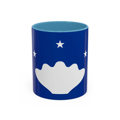 Flag of Hatohobei Palau - Accent Coffee Mug-11oz-Light Blue-Go Mug Yourself