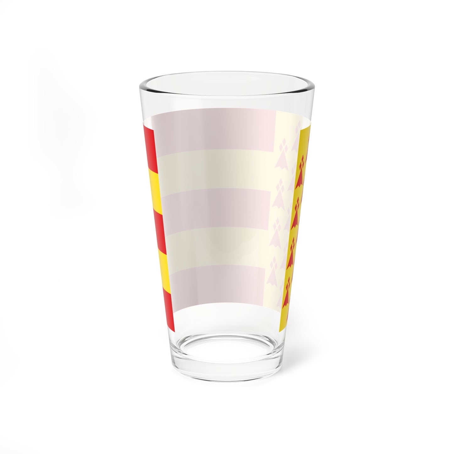 Pays Bigouden traditional district flag (France) Pint Glass 16oz