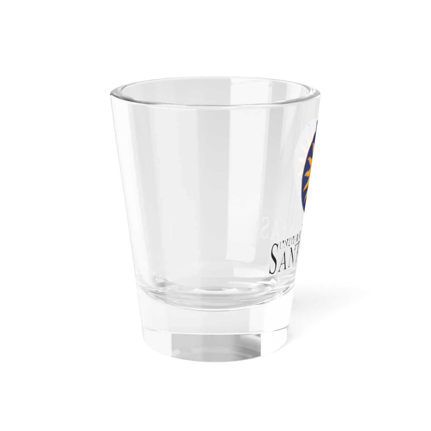 Logo de la Santo Tomás 1 (Colombia) (Coat of Arms) Shot Glass 1.5oz