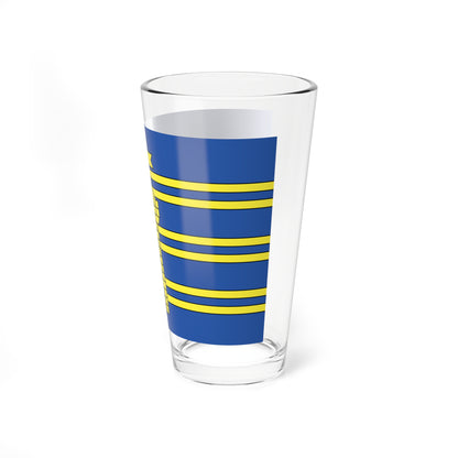 Drapeau fr departement Territoire de Belfort (France) Pint Glass 16oz