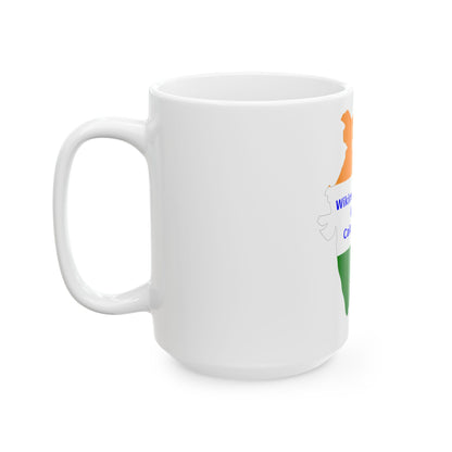 Wikimedians in Calcutta (India) White Coffee Mug