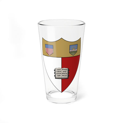 Cornell Shield Heraldic (United States) (Coat of Arms) Pint Glass 16oz
