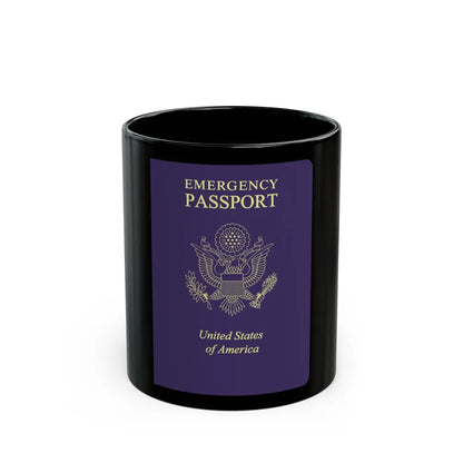 United States Emergency Passport - Black Coffee Mug-11oz-Go Mug Yourself