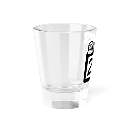 SD 218 1960 (South Dakota) (Road Sign) Shot Glass 1.5oz