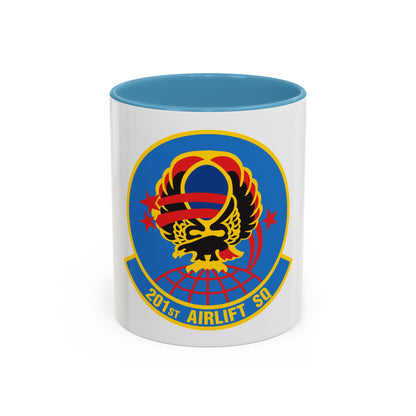 201 Airlift Squadron (U.S. Air Force) Accent Coffee Mug