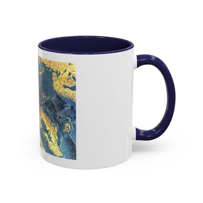 Arctic Ocean Floor (1971) (Map) Accent Coffee Mug