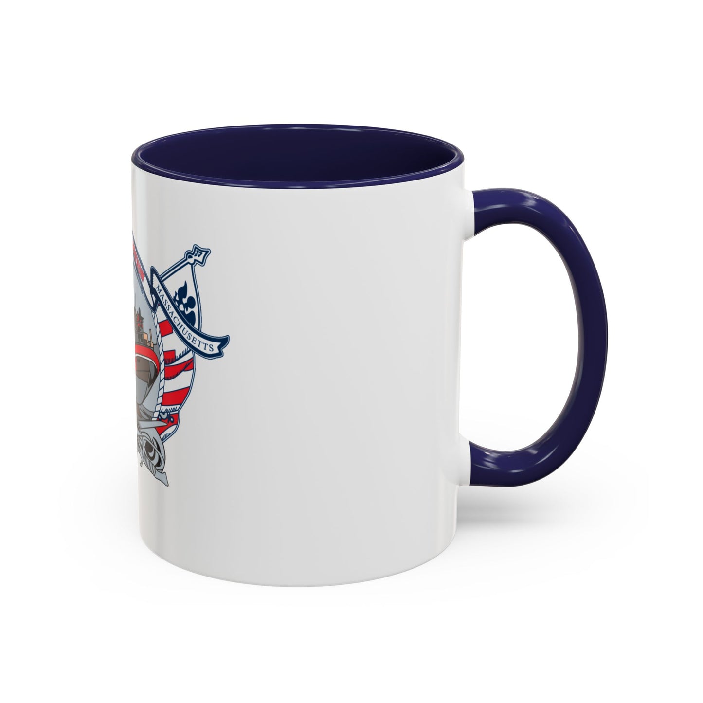 USCG Station Boston (U.S. Coast Guard) Accent Coffee Mug