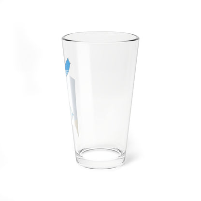 Flag map of Alexandria (Egypt) Pint Glass 16oz