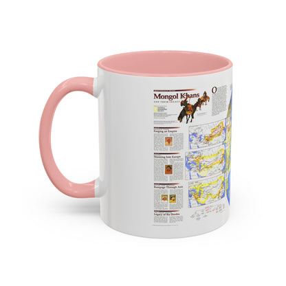 Mongol Khans and Their Legacy (1996) (Map) Accent Coffee Mug