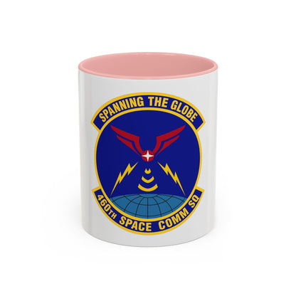 460th Space Communications Squadron (U.S. Air Force) Accent Coffee Mug