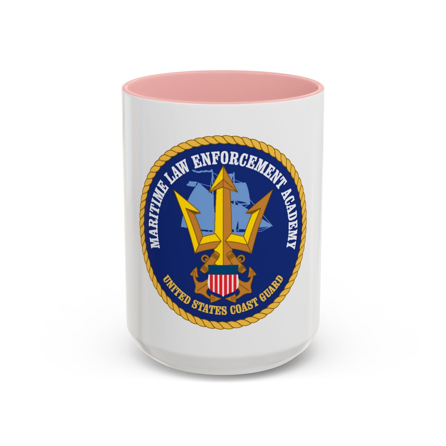 USCG Maritime Law Enforcement Academy (U.S. Coast Guard) Accent Coffee Mug