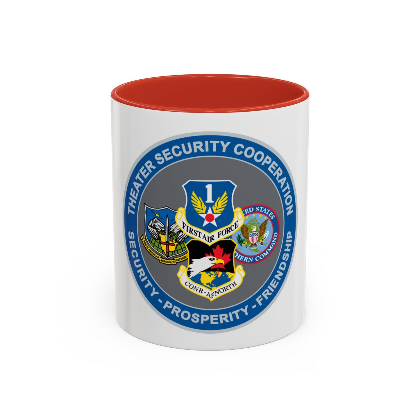 AF North TSC Theater Security Cooperation (U.S. Air Force) Accent Coffee Mug