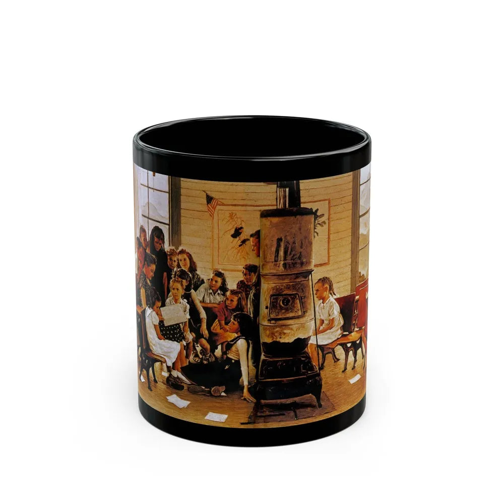 Rockwell1 (4) - Black Coffee Mug-11oz-Go Mug Yourself