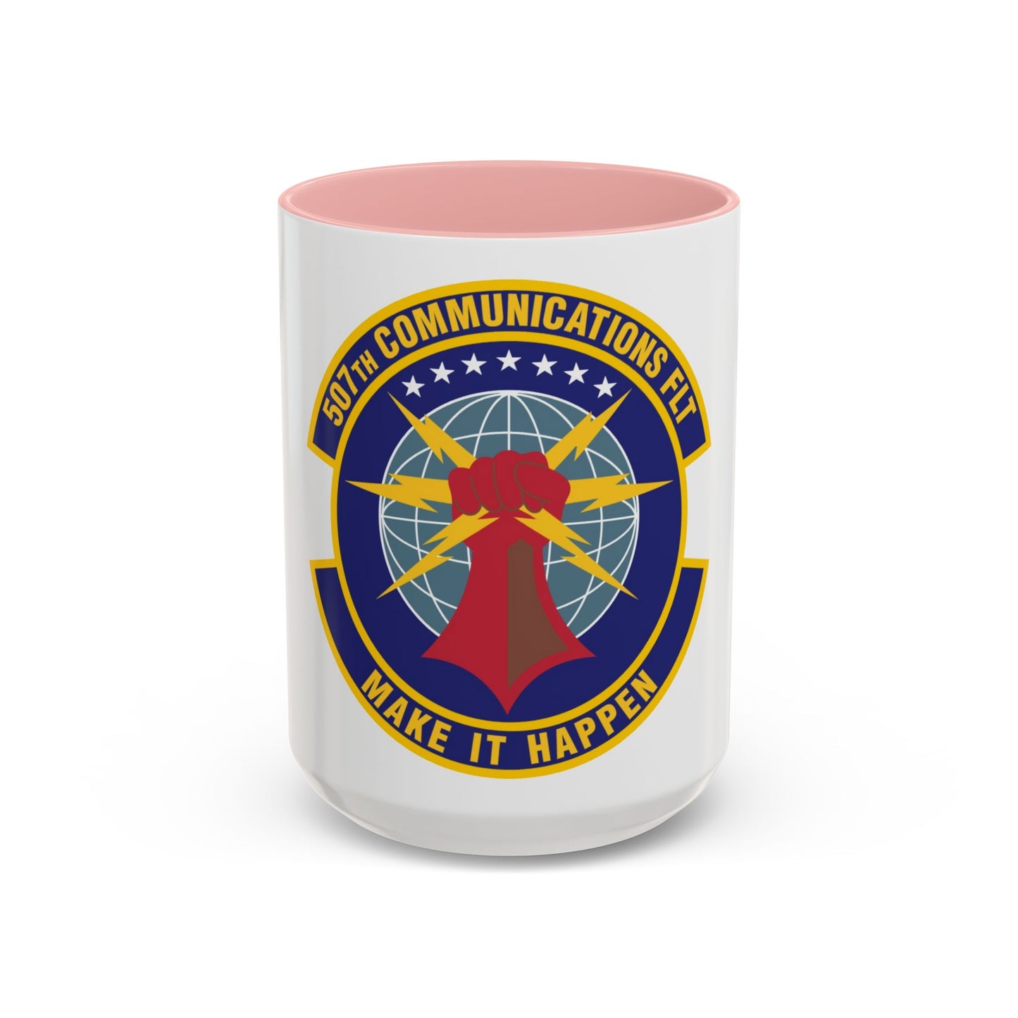 507th Communications Flight (U.S. Air Force) Accent Coffee Mug