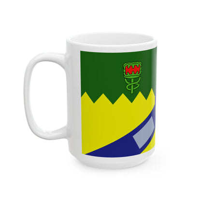 Flag of the City of Launceston Australia - White Coffee Mug-Go Mug Yourself