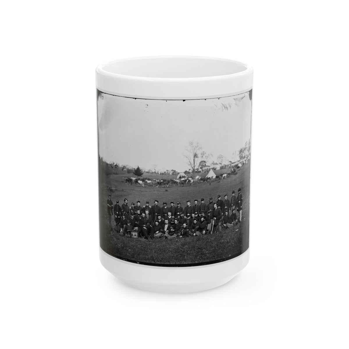 Bealeton, Virginia. Company G, 93d New York Infantry (U.S. Civil War) White Coffee Mug