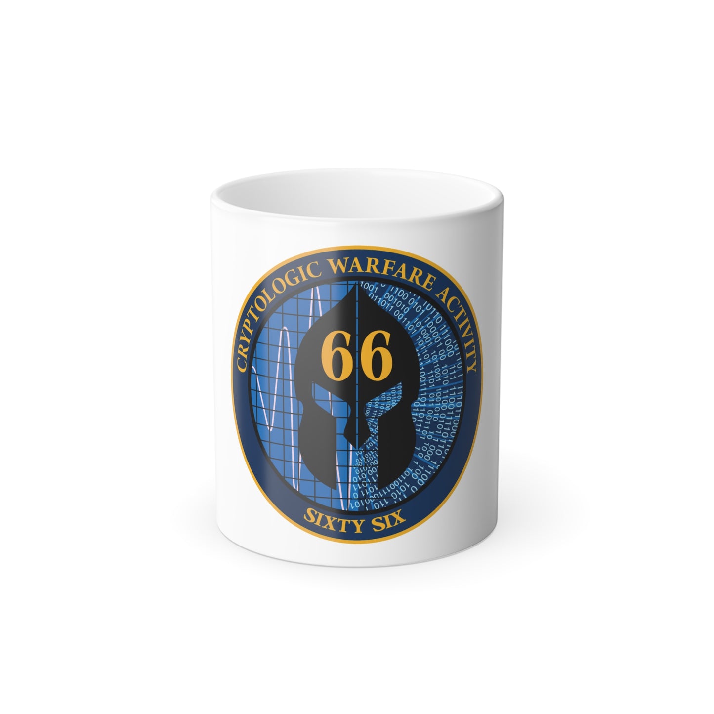 Cryptologic Warfare Activity 66 (U.S. Navy) Color Changing Mug 11oz