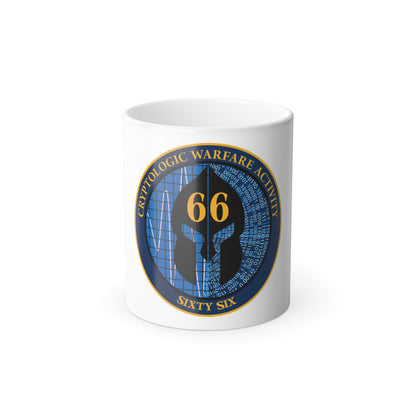 Cryptologic Warfare Activity 66 (U.S. Navy) Color Changing Mug 11oz