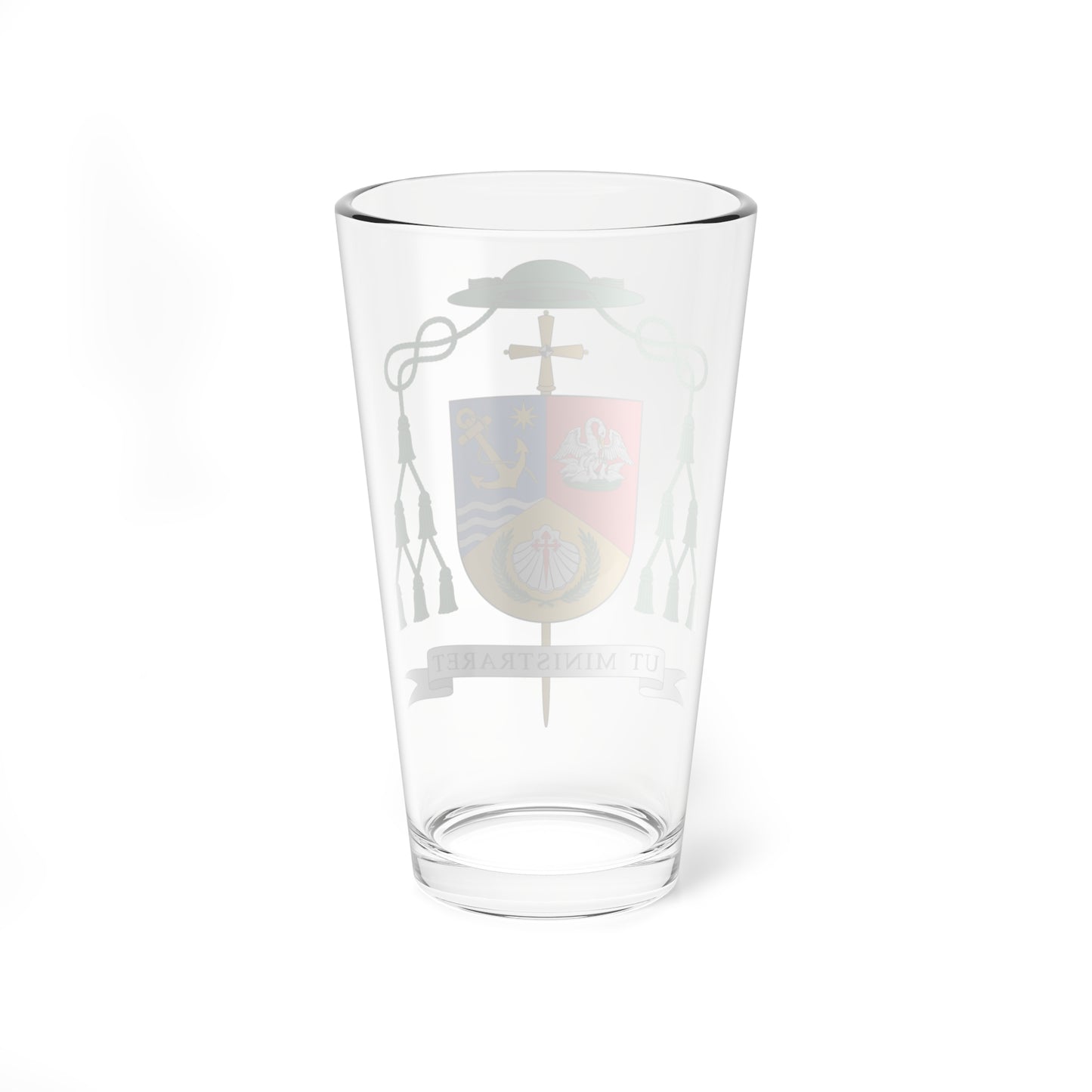 Escudo de Eloy Alberto Santiago (Spain) (Coat of Arms) Pint Glass 16oz