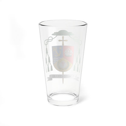 Escudo de Eloy Alberto Santiago (Spain) (Coat of Arms) Pint Glass 16oz