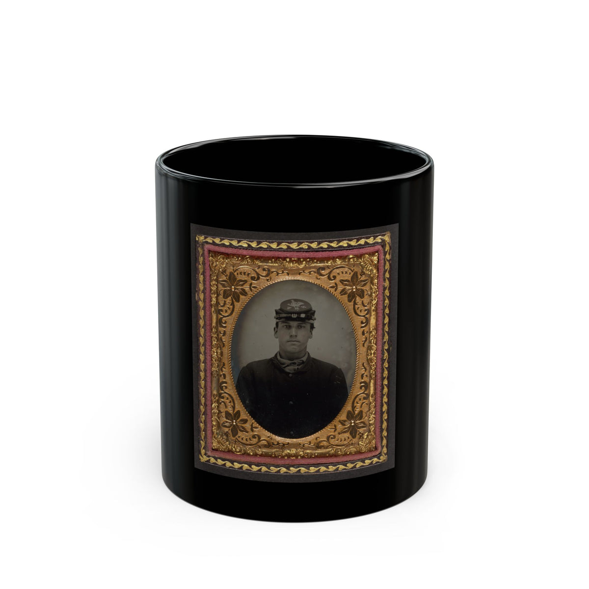 Lorenzo Hawkins Of Company I, 12th Regiment New Hampshire Volunteers (U.S. Civil War) Black Coffee Mug