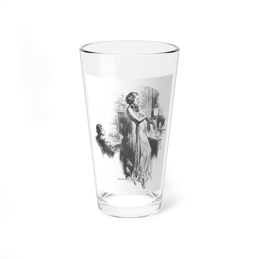Illustration by Charles D. Mitchell, 1936 (1) - Pint Glass 16oz