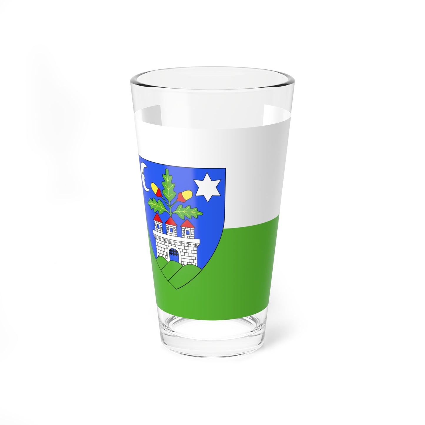 FLAG-Veszprem-megye (Hungary) Pint Glass 16oz
