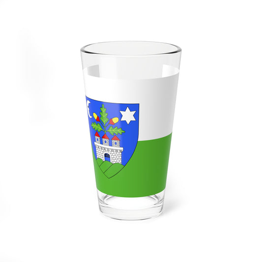 FLAG-Veszprem-megye (Hungary) Pint Glass 16oz