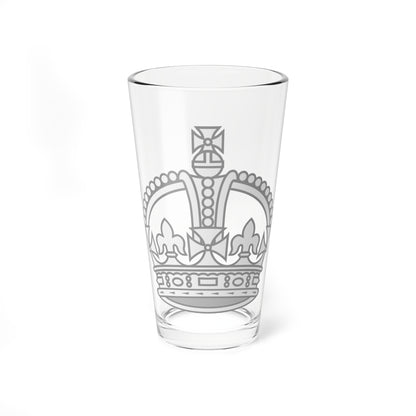 1901 pattern Tudor Crown silver hollow (United Kingdom) (Military Rank) Pint Glass 16oz