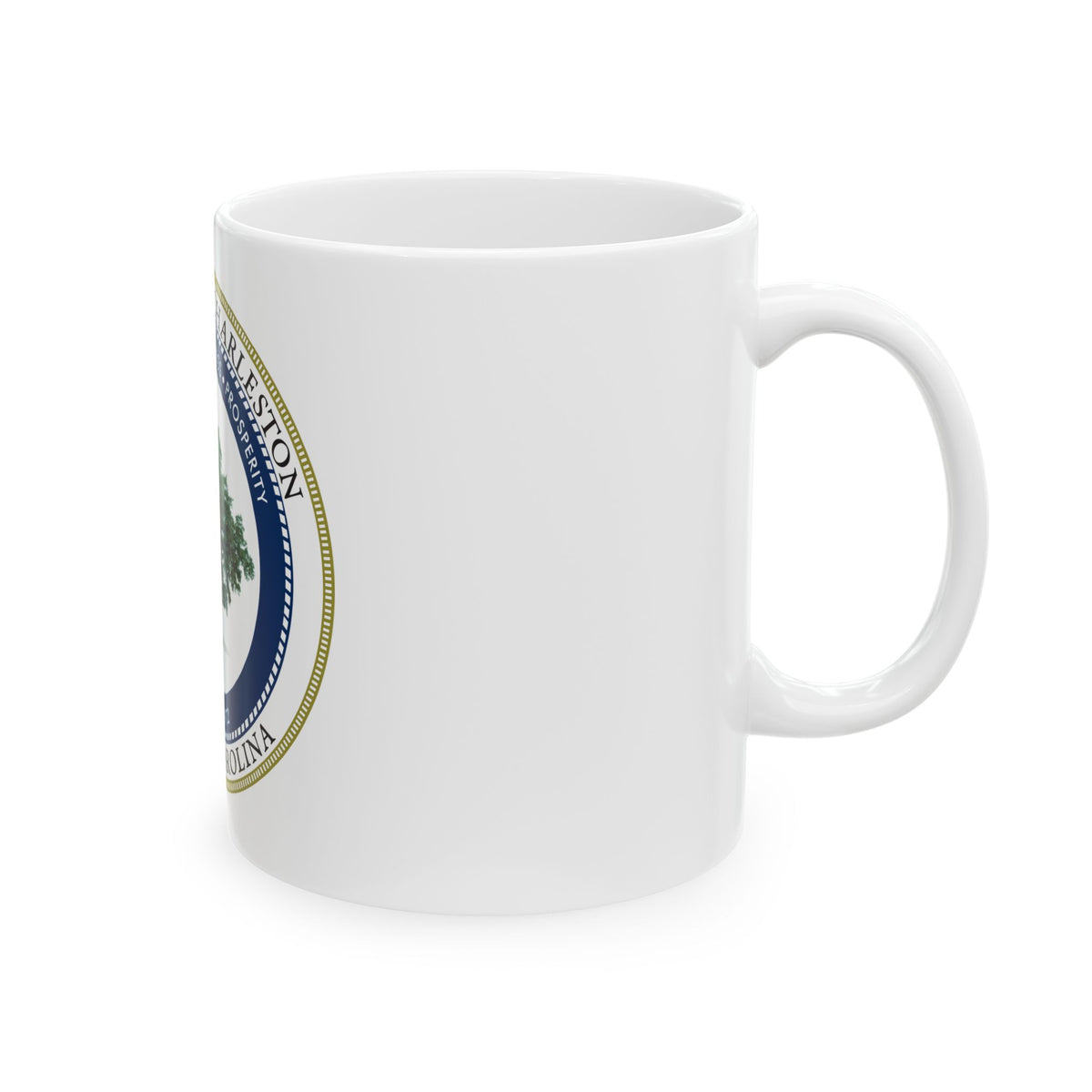 Seal of North Charleston South Carolina - White Coffee Mug