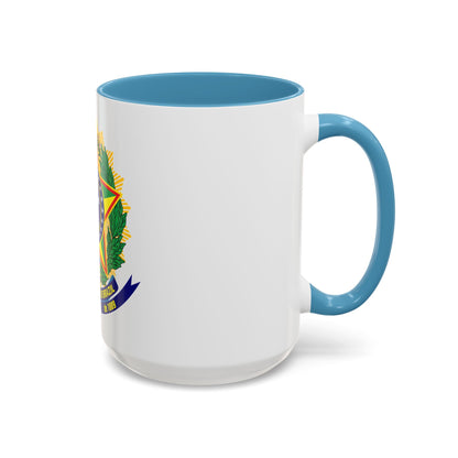 Coat of arms of the United States of Brazil - Accent Coffee Mug