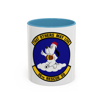 36 Rescue Sq AETC (U.S. Air Force) Accent Coffee Mug