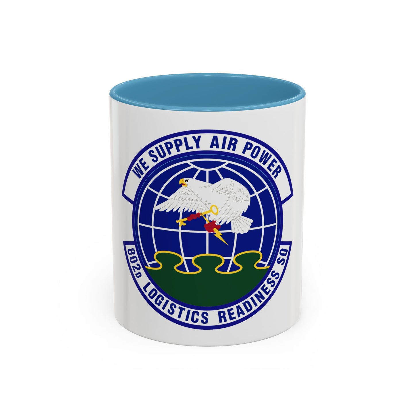 802d Logistics Readiness Squadron (U.S. Air Force) Accent Coffee Mug