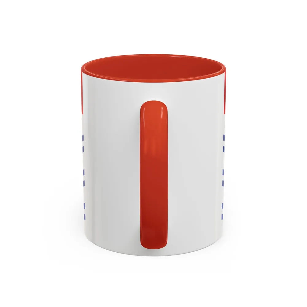 Flag of Barrie Canada - Accent Coffee Mug-Go Mug Yourself