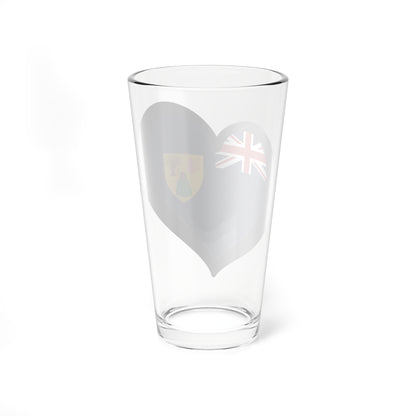 EuroIslas Turcas y Caicos (United Kingdom) Pint Glass 16oz